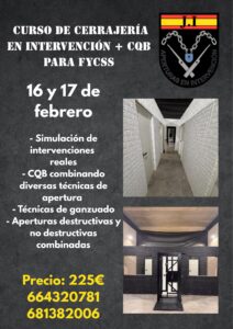 Curso 16 y 17 de enero para FYCS
